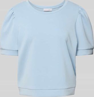 Rich & Royal Sweatshirt in kurz&auml;rmeligem Design in Hellblau, Gr&ouml;&szlig;e XL