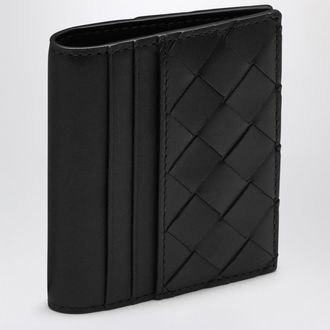 Bottega Veneta Black Braided Card Holder