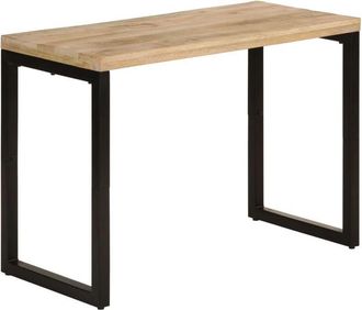 vidaXL Mesa de comedor madera maciza de mango 110x50x76 cm Vidaxl