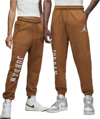 Nike Jordan Air Jordan Essentials Holiday Fleece Sweatpants Asia Sizing Light British Tan FD7468-281