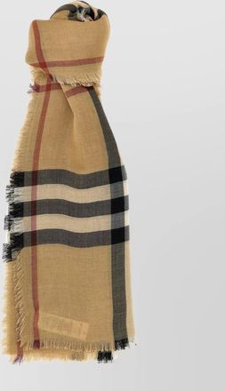 Burberry check reversible scarf