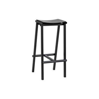 HAY High stool Taburete - Black - Plywood - Designer Marc Morro