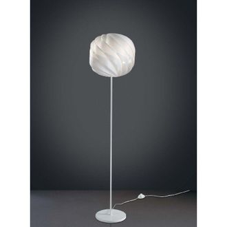 Linea Zero Linea Zero - Globe L&aacute;mpara De Pie Base Y Tija Metal Blanco Di&aacute;metro 40x H170 Cm