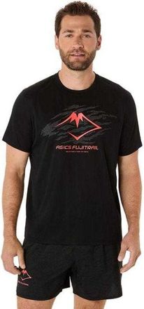 Asics Asics Heren Fujitrail Logo T-Shirt (Zwart)