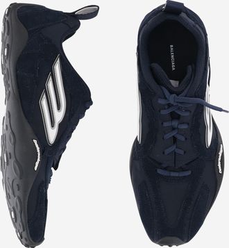 Balenciaga Mens Ultra Sneakers Navy Fabric Trainers