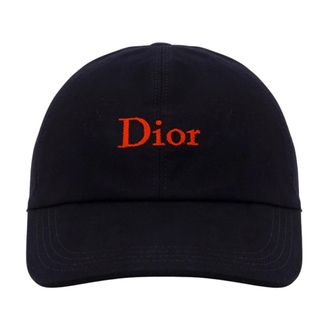 Dior Caps, unisex, Blue, Size: S Cotton Canvas Cap