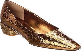 Ferragamo Riace Leather Pump