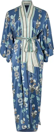 Temperley London Vestaglia in seta - Blu