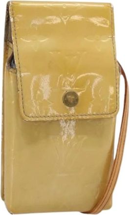 Louis Vuitton Pre-owned Cigarette Case - Dames - Pre-owned - Beige - Maat: ONE Size Leer