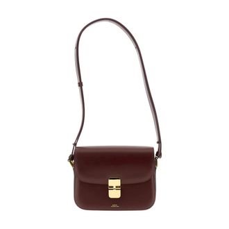 A.P.C. Grace Small Bag - female - A.P.C. - Shoulder Bags - Red - ONE SIZE - Bags