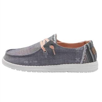 Hey Dude Womens Wendy Boho Comfort Shoes In Grey