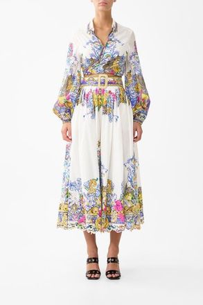 Camilla Belted Midi Skirt in Milla In Sevilla at Nordstrom, Size X-Small Au