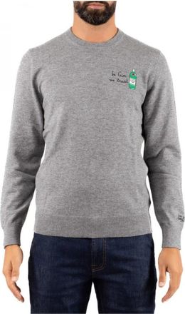 Saint Barth Maglia - Heren - Ronde hals truien - Grijs - S - Truien & Vesten