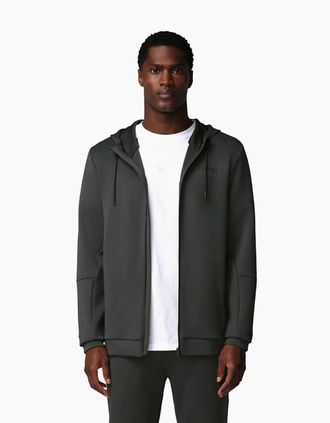 Castore Mens Castore Flex Full Zip Mens Grey Hooded Sweatshirt - Size: 38