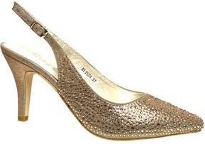 Lady Couture Slingback Pump in Champagne at Nordstrom Rack, Size 6.5-7Us / 37Eu