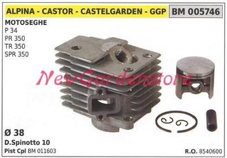 Alpina Segmentos Cilindro Pist&oacute;n Alpina Motor Motosierra P34 Pr350 Tr350 Spr350 005746