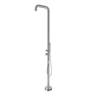 Puma Ducha Exterior 316l Agua Fr&iacute;a/caliente, Manguera, Ducha De Mano, Dise&ntilde;o Gancho Ts1013