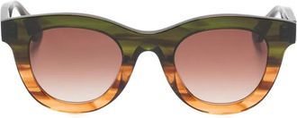 Thierry Lasry Occhiali da sole Consistency tondi - Verde