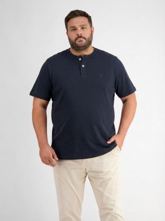 Lerros T-Shirt LERROS T-Shirt mit Rundhalsausschnitt, grosse Gr&ouml;ssen, Herren, Gr. 4XL, classic navy, 100% Baumwolle, Rundhals, Shirts T-Shirt