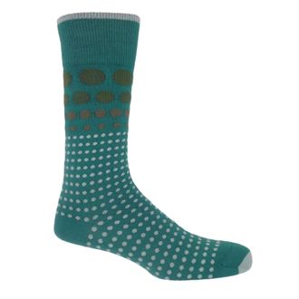 Peper Harow Grad Polka Mens Socks - Teal