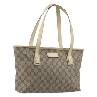 Gucci Bolso Tote Pre-owned Vintage - Pre-owned - Mujer - Beige - ONE SIZE
