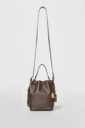Alo Mini Balance Bag in Espresso Leather