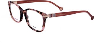 Carolina Herrera Womens 53 mm Pink Opticals