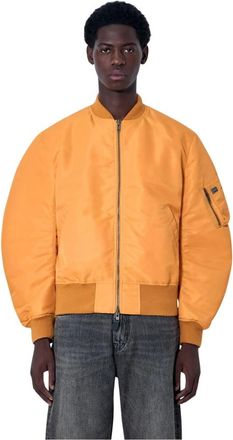 Martine Rose Bomberjack met Geribbelde Boorden - Heren - Bomber jackets - Oranje - M - Jassen