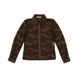 Yes-Zee La Camicia - - Blouses & Shirts - Donna - Marrone - L
