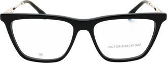 Victoria Beckham VB2663 Rectangular Acetate Eyeglasses - Black