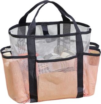 Generic Bag for women, multifunctional bag, mesh holiday bag, outdoor holiday organiser bag for towels, scarves, toys, swimsuits, sunglasses, hats, slippers, 