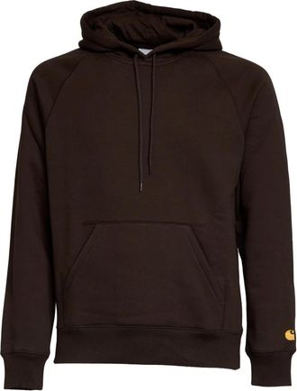 Carhartt Work in Progress Chase Hoodie - Heren - Hoodies - Bruin - M - Katoen - Hoodies & sweatvesten