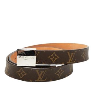 Louis Vuitton Pre-owned Belts, female, Brown, Size: ONE SIZE Pre-owned Monogram Canvas Belt