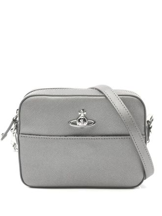 Vivienne Westwood 2020s Orb shoulder bag - women - Calf Leather - One Size - Grey
