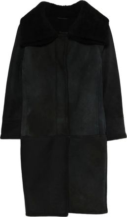 Romeo Gigli 1990s lammy jas - Zwart