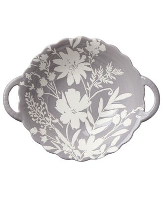 Certified International Wildflowers Wax Off Round Bowl