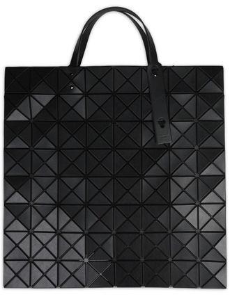 Bao Bao Issey Miyake Neutrals Lucent Matte Triangular Tote Bag