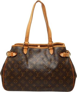 Louis Vuitton Brown Pvc Leather Handbag Shoulder Bag Tote Bag (Pre-Owned)