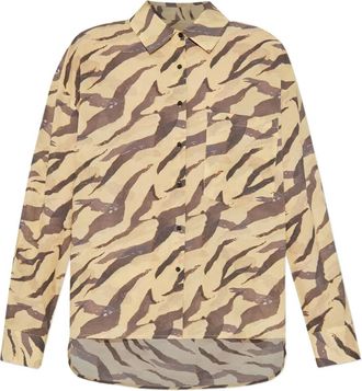 Iro Camicia Deriana con stampa tigre - Giallo