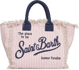 MC2 Saint Barth Vanity Tote Bag - Dames - Shoppers - Roze - ONE Size - Katoen - Tassen