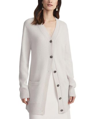 Lafayette 148 New York V-Neck Buton Front Cardigan