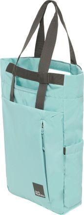 Jack Wolfskin Tragetasche JACK WOLFSKIN EVE, Damen, gr&uuml;n (soft jade), Obermaterial: 100% Polyester, Taschen Tragetasche, aus CROSSRIP 300 D RE Material, mit gepolst