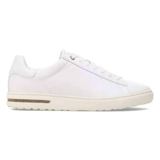 Birkenstock Womens Bend Low Natural Leather Shoe - Regular In White