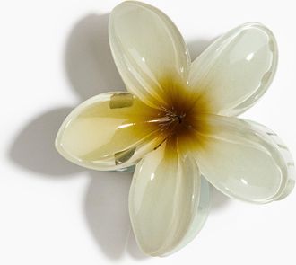 H&M Haarklammer in Bl&uuml;tenform - Green