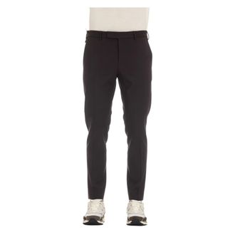 Pantaloni Torino Broeken, Heren, Bruin, L, Wol, Bruine Broek Moderne Pasvorm