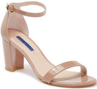 Stuart Weitzman Nearly Nude Ankle Strap Sandal in Adobe at Nordstrom Rack, Size 11.5