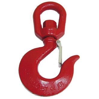 cofan Gancho Girat. C/seguro Carbono C40 Tn-5, Gancho Giratorio Con Seguro Con Cuerpo En Acero Endurecido Al Carbono C-40, Con Torniquete Giratorio Para May