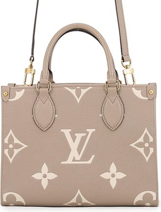 Louis Vuitton Monogram Empreinte Tourterelle Monogram Empreinte Handbag Shoulder Bag Tote Bag (Pre-Owned)
