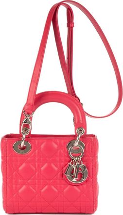 Dior Borsa a spalla Lady Dior trapuntata - Rosa