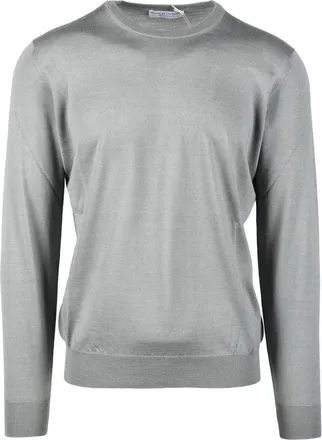 FILIPPO DE LAURENTIIS Cashmere Silk Pullover with Classic Crew Neck Design